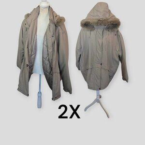 Women's Hooded Parka Coat